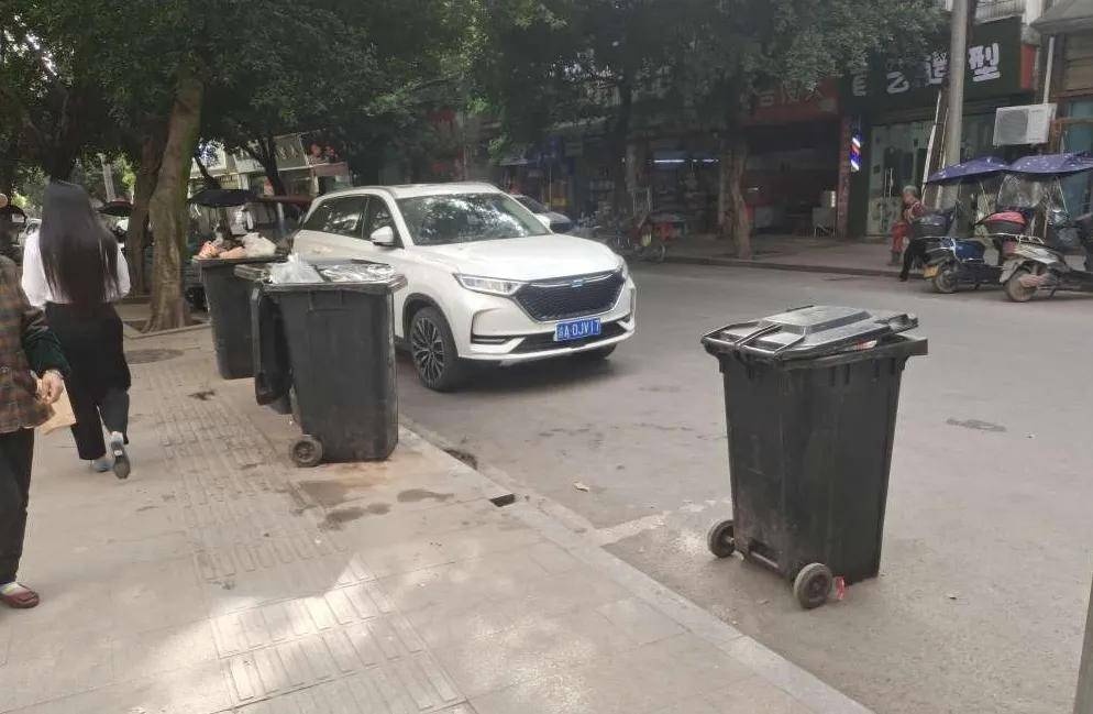 半岛体育平台垃圾桶臭气熏天离门市不足10米(图2)