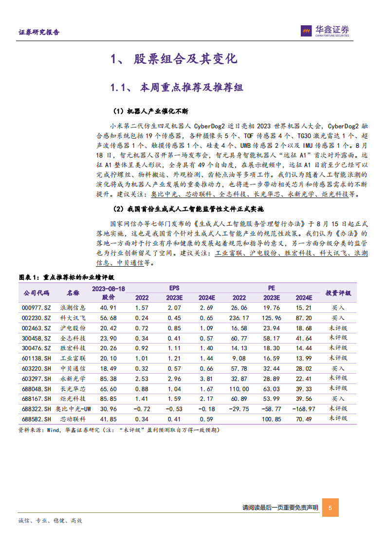 2023机器人产业催化不断，人工智能规范性政策落地(附下载)